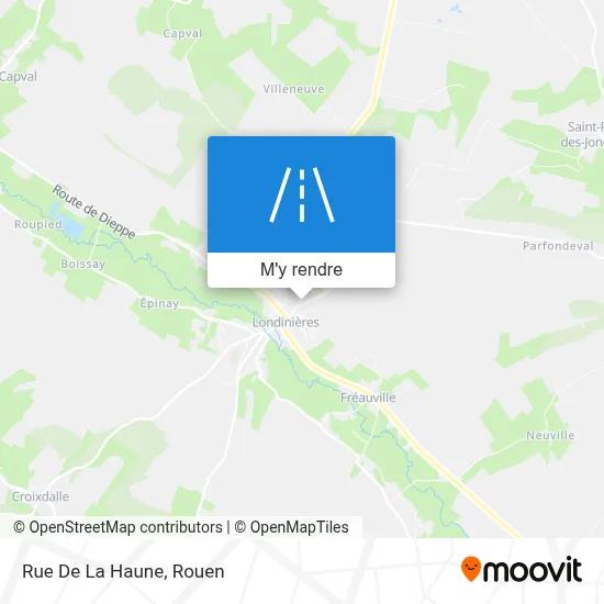 Rue De La Haune plan