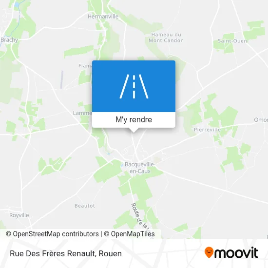 Rue Des Frères Renault plan