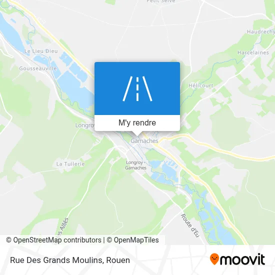 Rue Des Grands Moulins plan