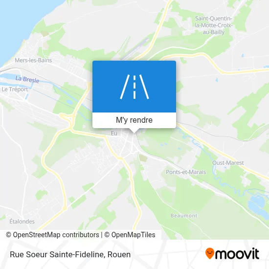 Rue Soeur Sainte-Fideline plan