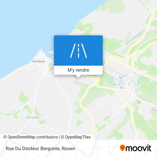 Rue Du Docteur Bergonie plan
