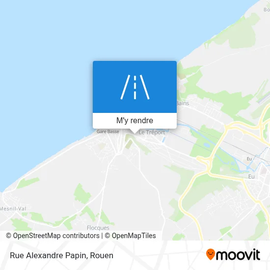 Rue Alexandre Papin plan