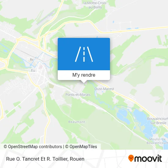 Rue O. Tancret Et R. Toillier plan
