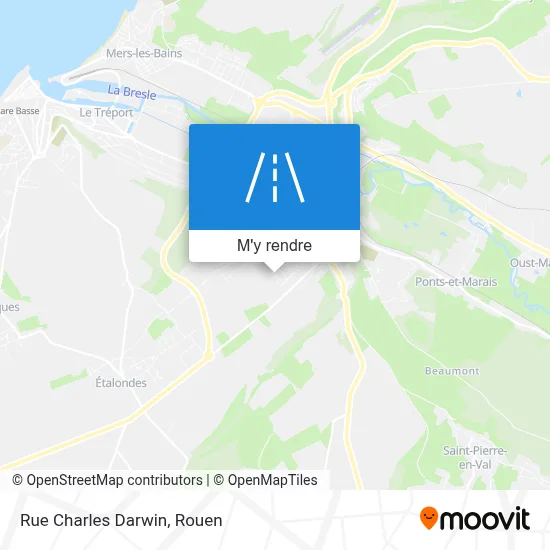 Rue Charles Darwin plan