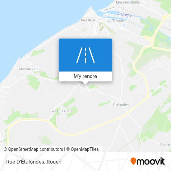 Rue D'Étalondes plan