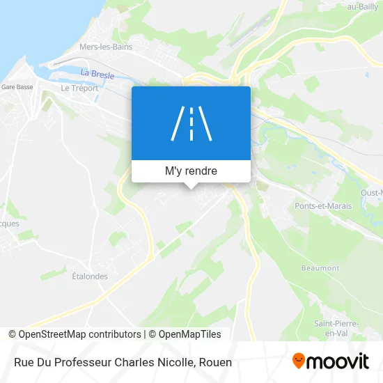 Rue Du Professeur Charles Nicolle plan