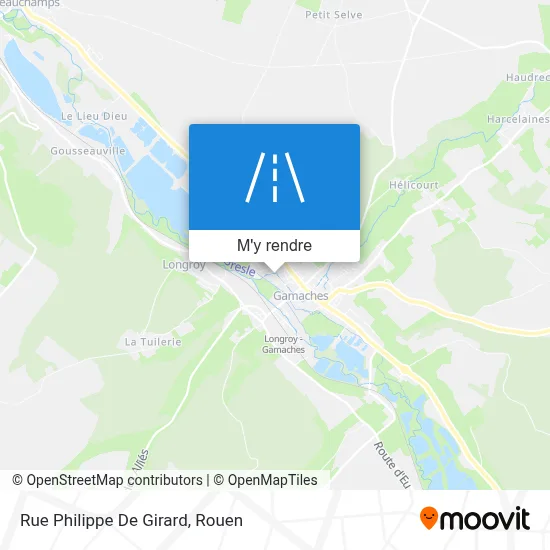 Rue Philippe De Girard plan