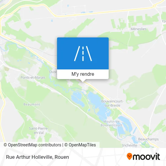 Rue Arthur Holleville plan