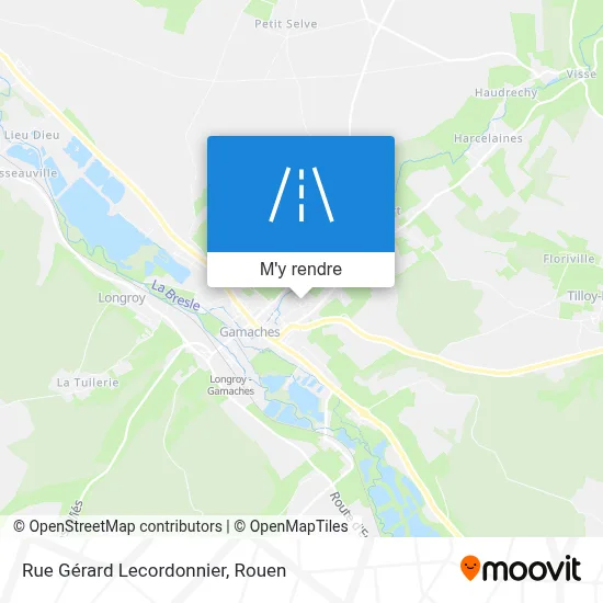 Rue Gérard Lecordonnier plan