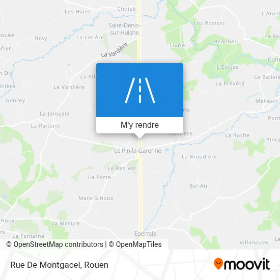 Rue De Montgacel plan