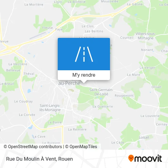 Rue Du Moulin À Vent plan