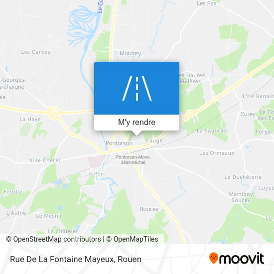 Rue De La Fontaine Mayeux plan