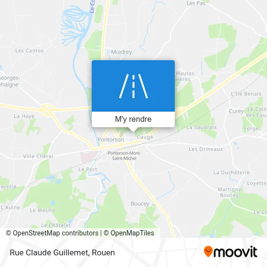 Rue Claude Guillemet plan