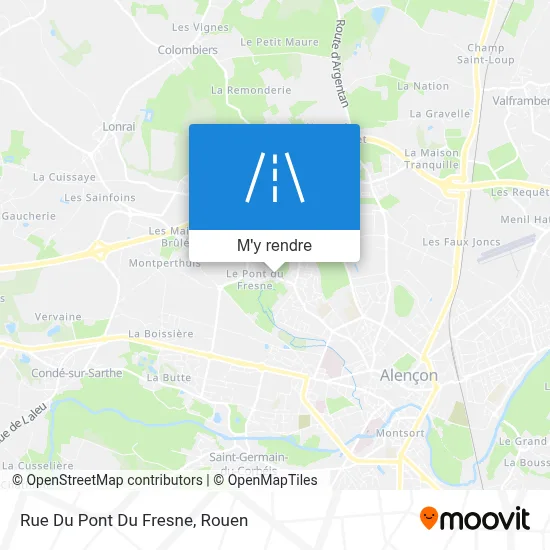 Rue Du Pont Du Fresne plan