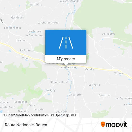 Route Nationale plan