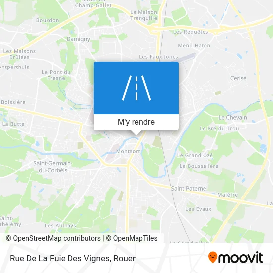 Rue De La Fuie Des Vignes plan