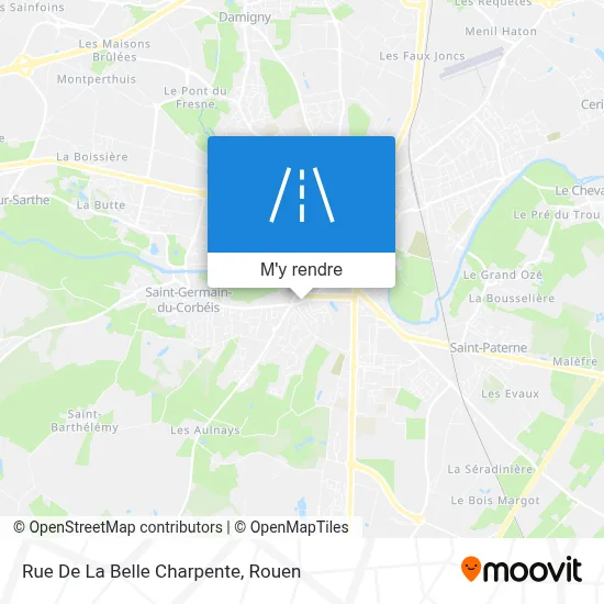 Rue De La Belle Charpente plan