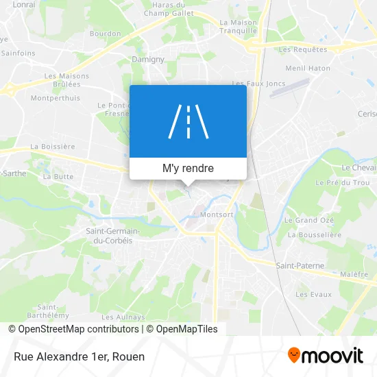 Rue Alexandre 1er plan