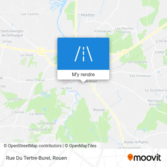 Rue Du Tertre-Burel plan