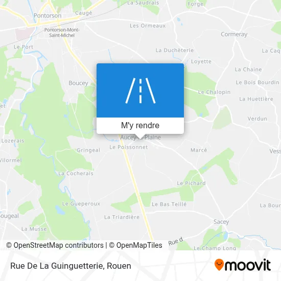 Rue De La Guinguetterie plan