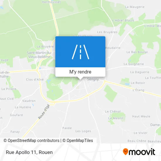 Rue Apollo 11 plan