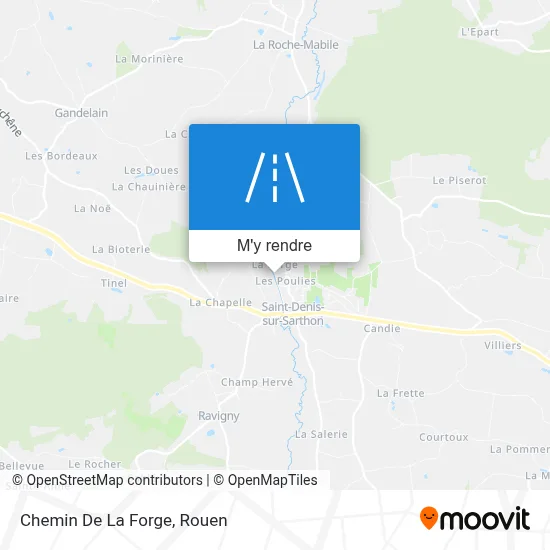 Chemin De La Forge plan