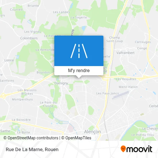 Rue De La Marne plan