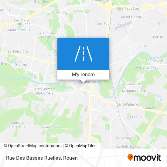Rue Des Basses Ruelles plan
