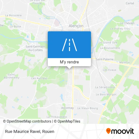 Rue Maurice Ravel plan