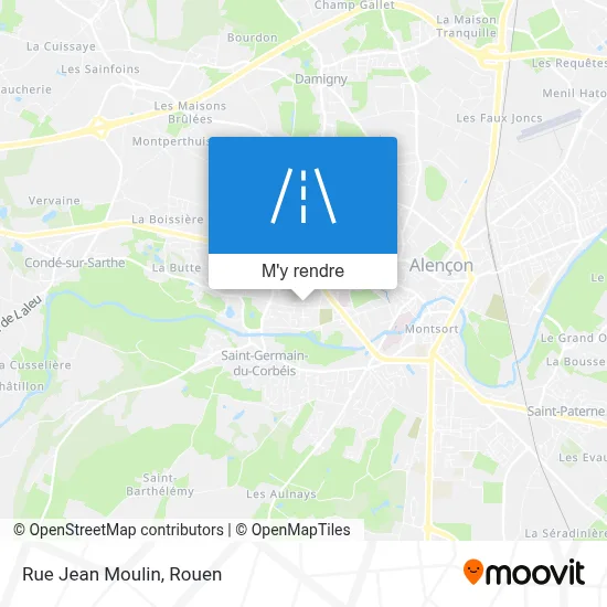 Rue Jean Moulin plan