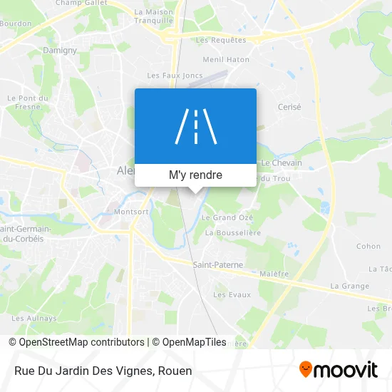 Rue Du Jardin Des Vignes plan