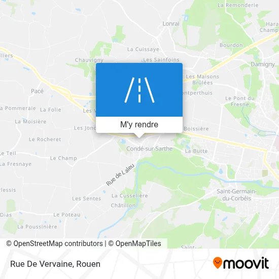 Rue De Vervaine plan