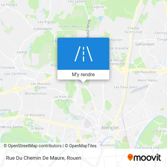 Rue Du Chemin De Maure plan