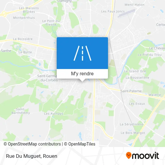 Rue Du Muguet plan