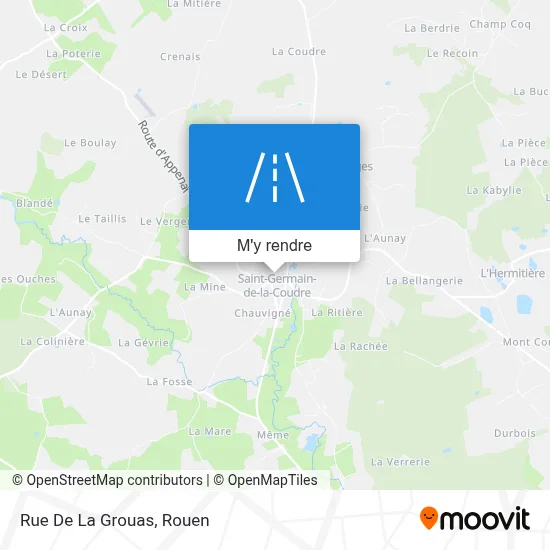 Rue De La Grouas plan