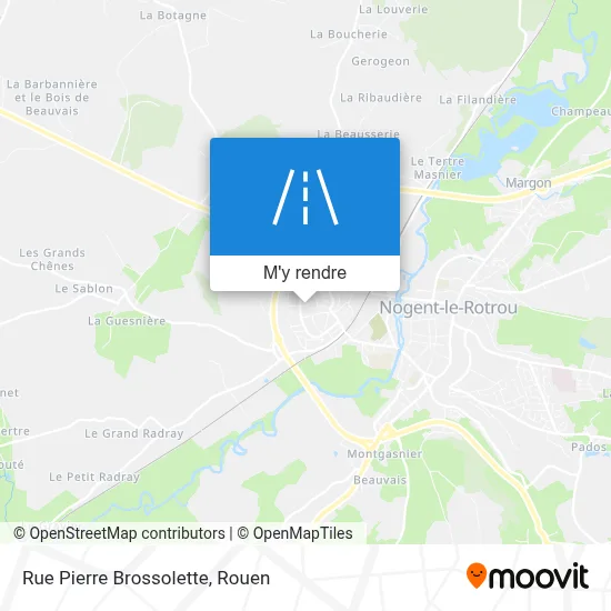 Rue Pierre Brossolette plan