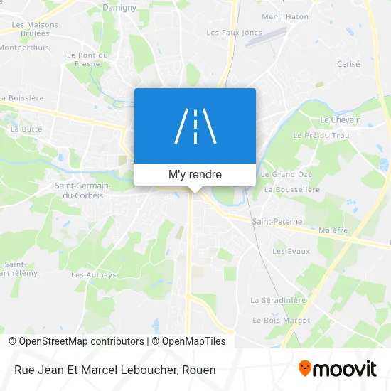 Rue Jean Et Marcel Leboucher plan