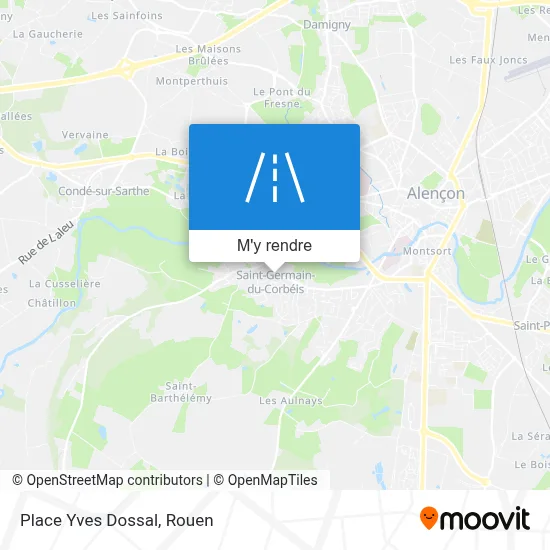 Place Yves Dossal plan