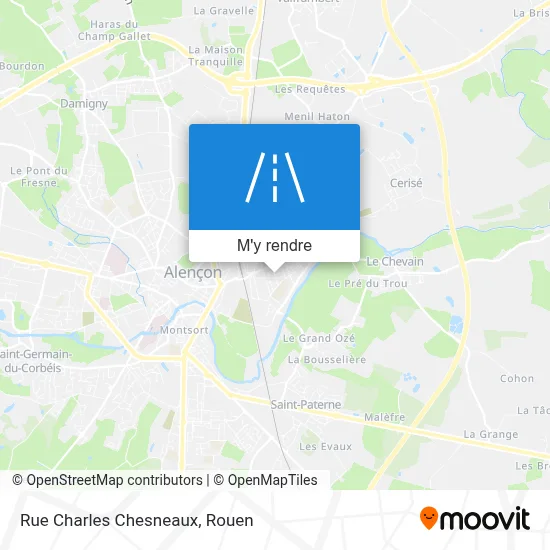 Rue Charles Chesneaux plan