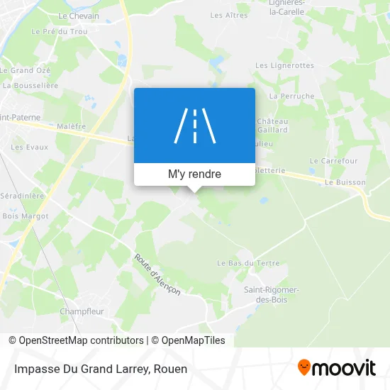 Impasse Du Grand Larrey plan