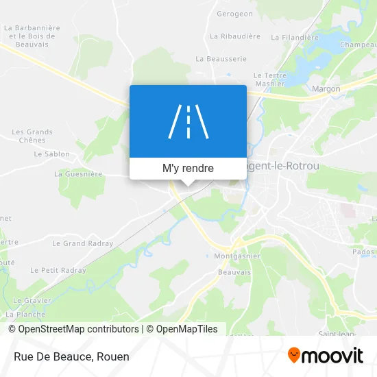 Rue De Beauce plan