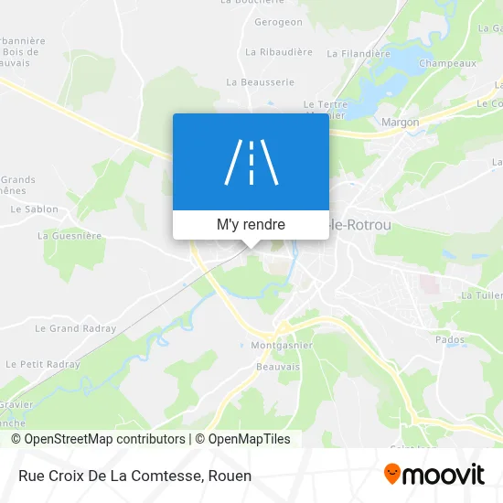 Rue Croix De La Comtesse plan