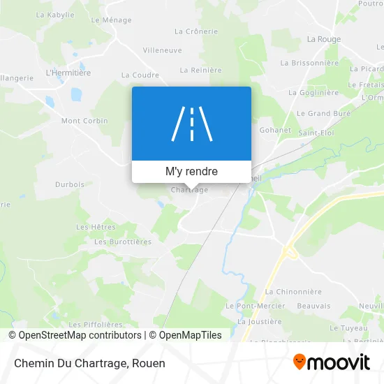 Chemin Du Chartrage plan