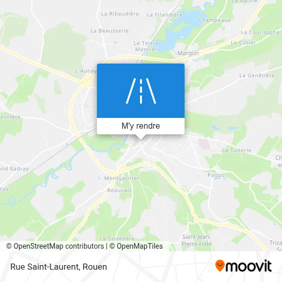Rue Saint-Laurent plan