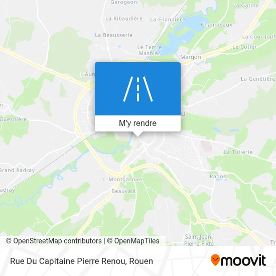Rue Du Capitaine Pierre Renou plan