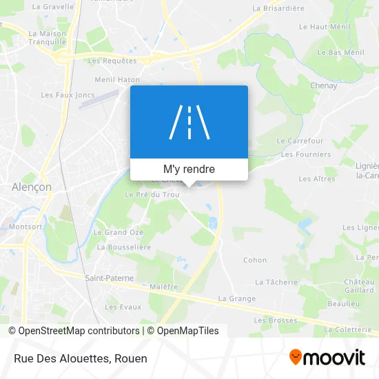 Rue Des Alouettes plan