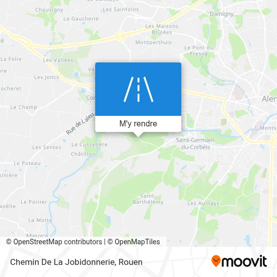 Chemin De La Jobidonnerie plan