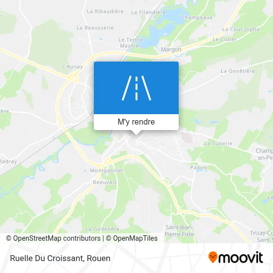 Ruelle Du Croissant plan