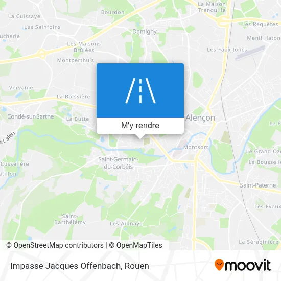 Impasse Jacques Offenbach plan