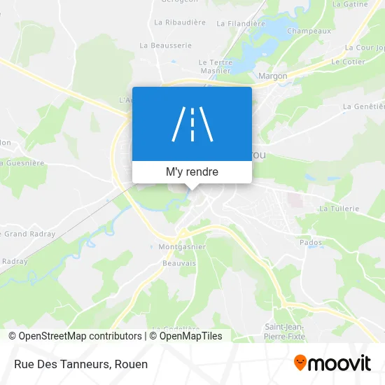 Rue Des Tanneurs plan